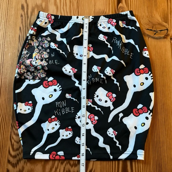 Ron Kibble Punk Art Hello Kitty Sanriocore Miniskirt - Picture 7 of 7
